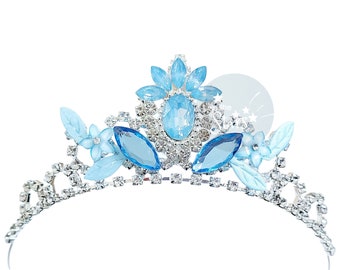 CINDERELLA CROWN fits Cinderella Birthday Outfit, Princess Birthday Crown Outfit, Cinderella Tiara, Toddler Birthday Crown, Princess Crown