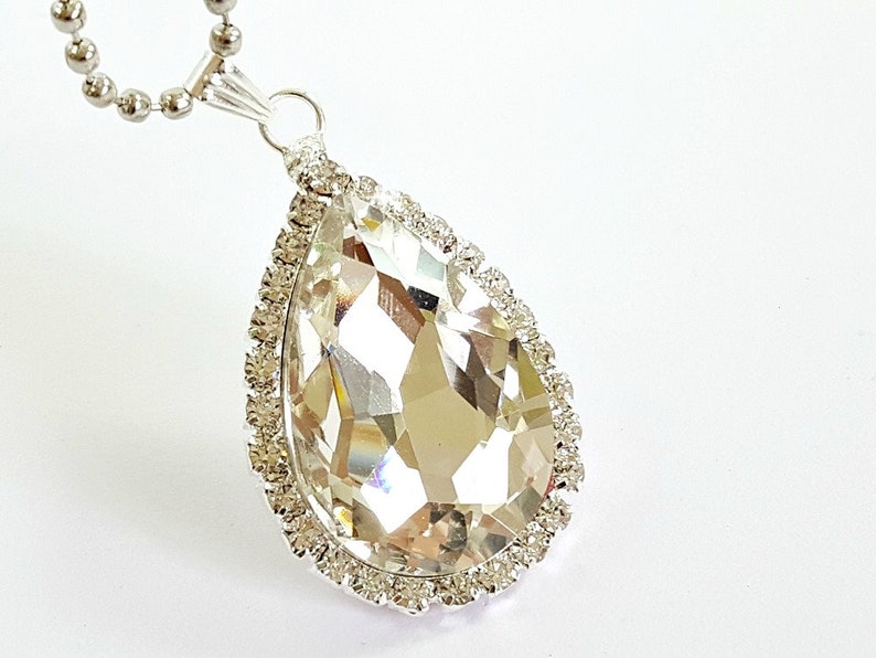 Princess & the Frog Crystal Charm Necklace Princess Tiana Etsy