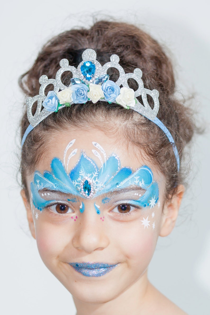 Elsa Birthday Flowers Headband Frozen Crown Headband Frozen Etsy