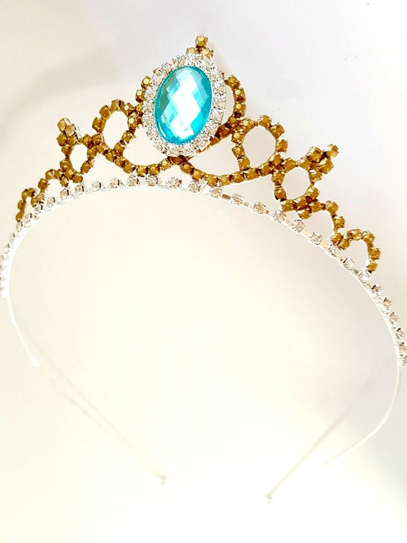 Princess Jasmine GOLD CROWN Fits Jasmine Outfit Birthday Etsy