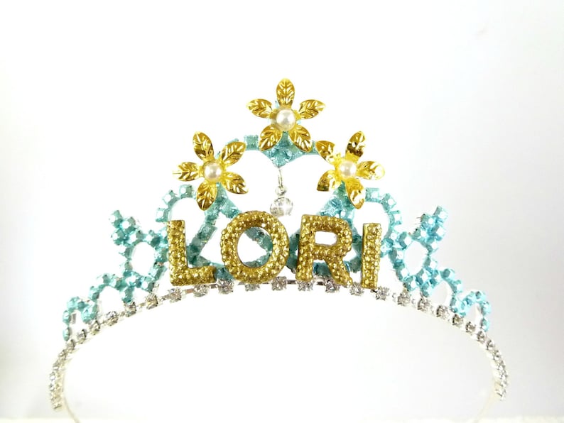 Custom Crown custom Name Tiara Crown personalized Crown Etsy