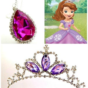 Sofia the First New Look Pink Amulet PRINCESS SOFIA Crown & - Etsy