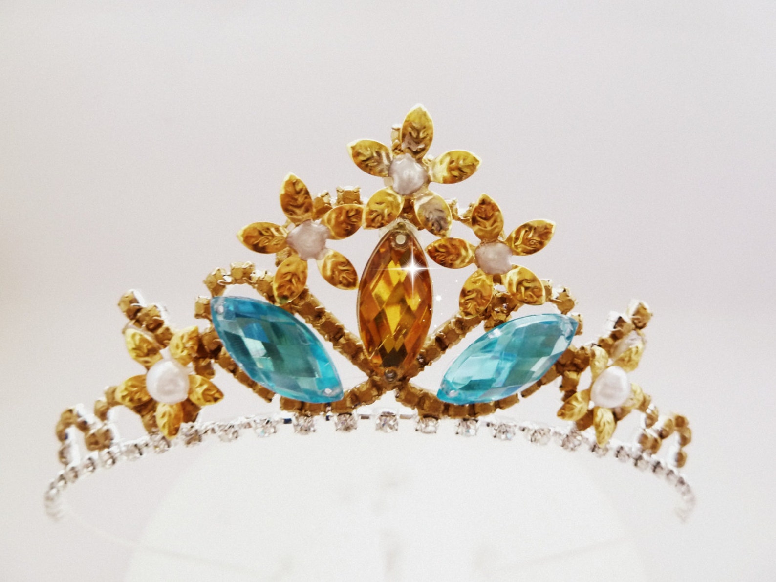 Princess Jasmine Rhinestone Crown Princess Jasmine Tiara Etsy