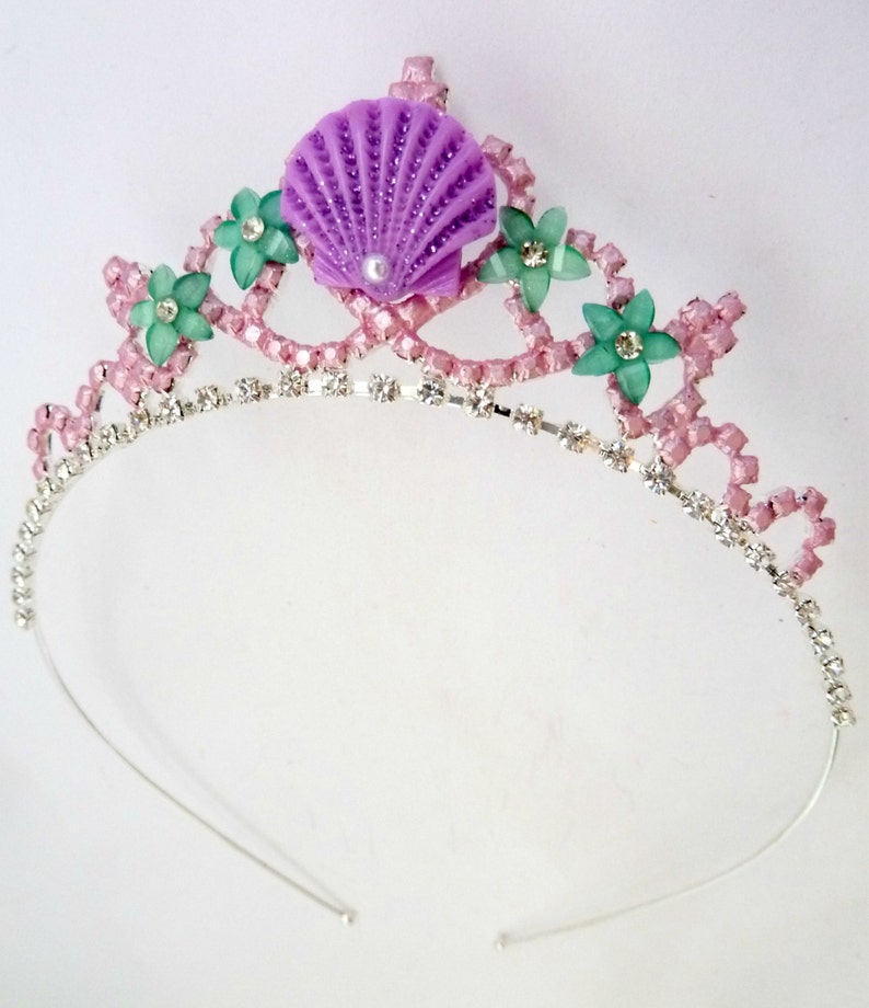 Mermaid Tiara Mermaid Sea Shell & Flower Crown Mermaid Etsy