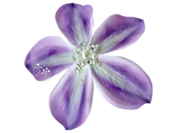 Ariel flower hair clip discount