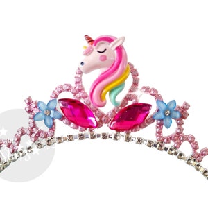NEW Unicorn Rainbow Birthday Party Crown, Birthday Girls Gift, Unicorn Headband Crown, Unicorn Birthday Crown, Children’s Birthday Tiara