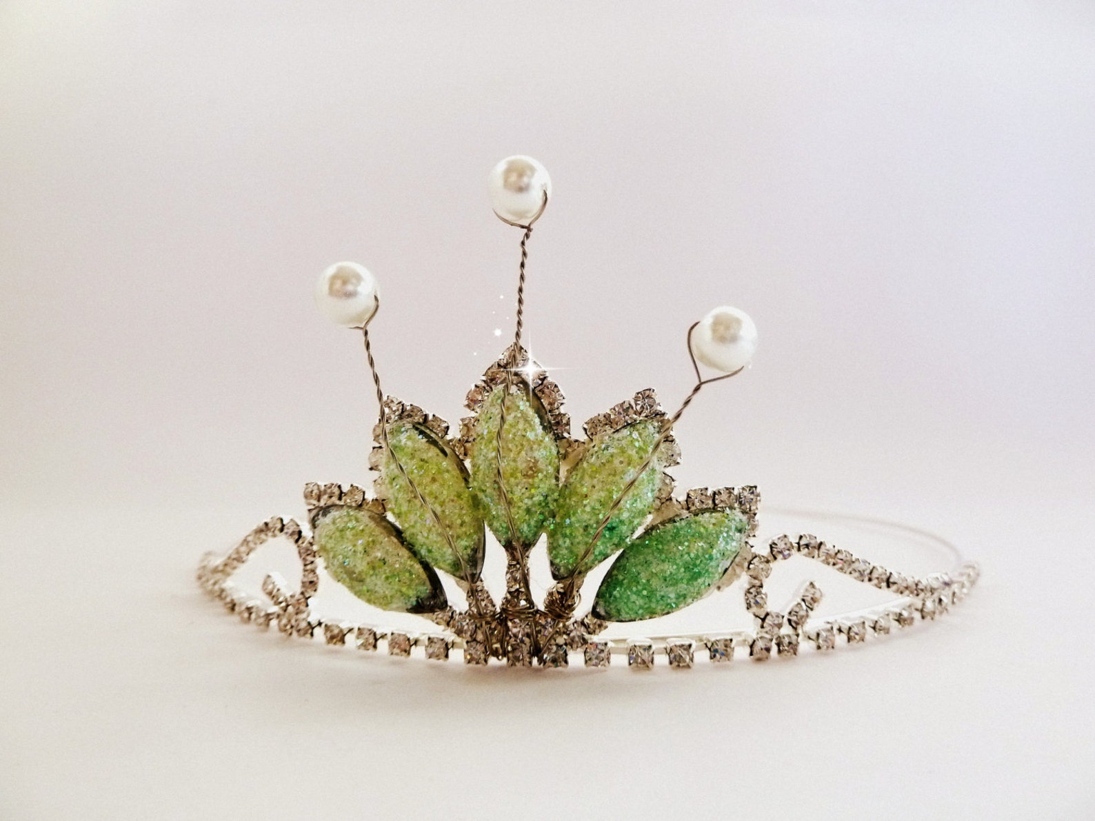Princess and the Frog Tiara princess Tiana Tiaragreen Etsy New Zealand