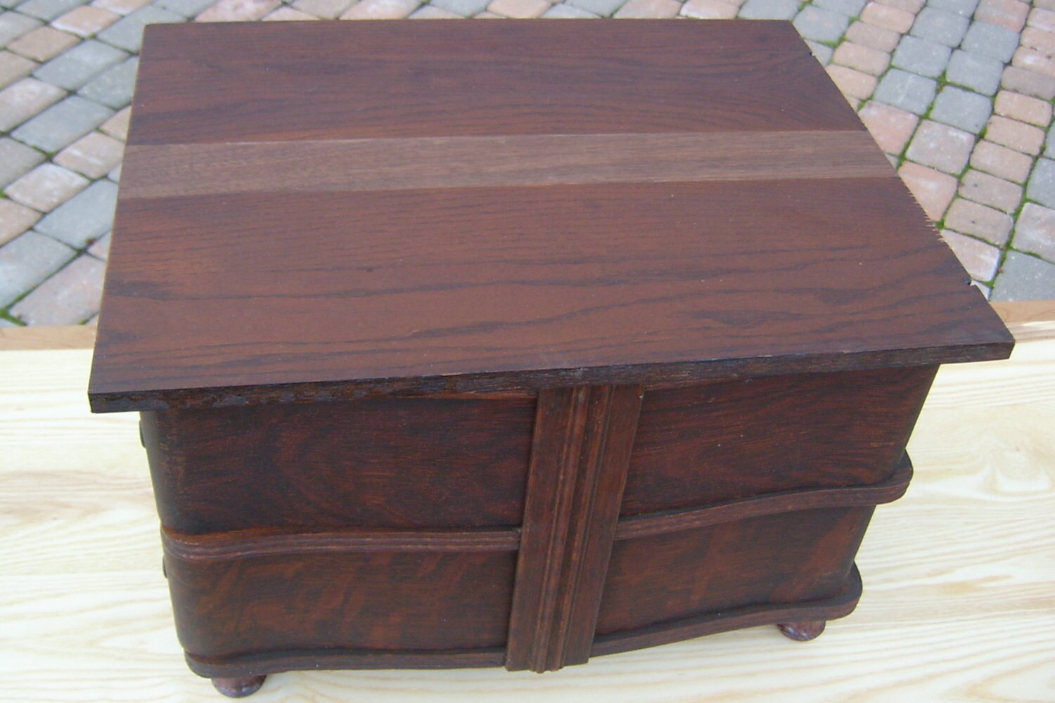 Upcycled vintage sewing machine drawers / storage box Etsy