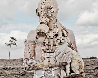 surrealistic artwork/postcard no. purevile