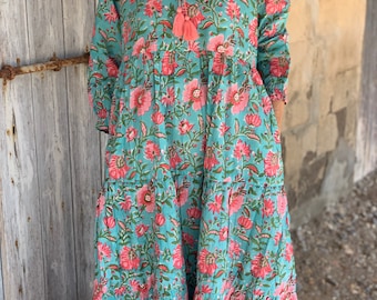 turquoise boho maxi dress Alasia Boho Maxi Dress