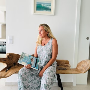 Sun Dress , beach wear ,turquoise boho dress , resortwear ,plus size dress , holiday  dress  ,  organic cotton sleeveless summer  dress