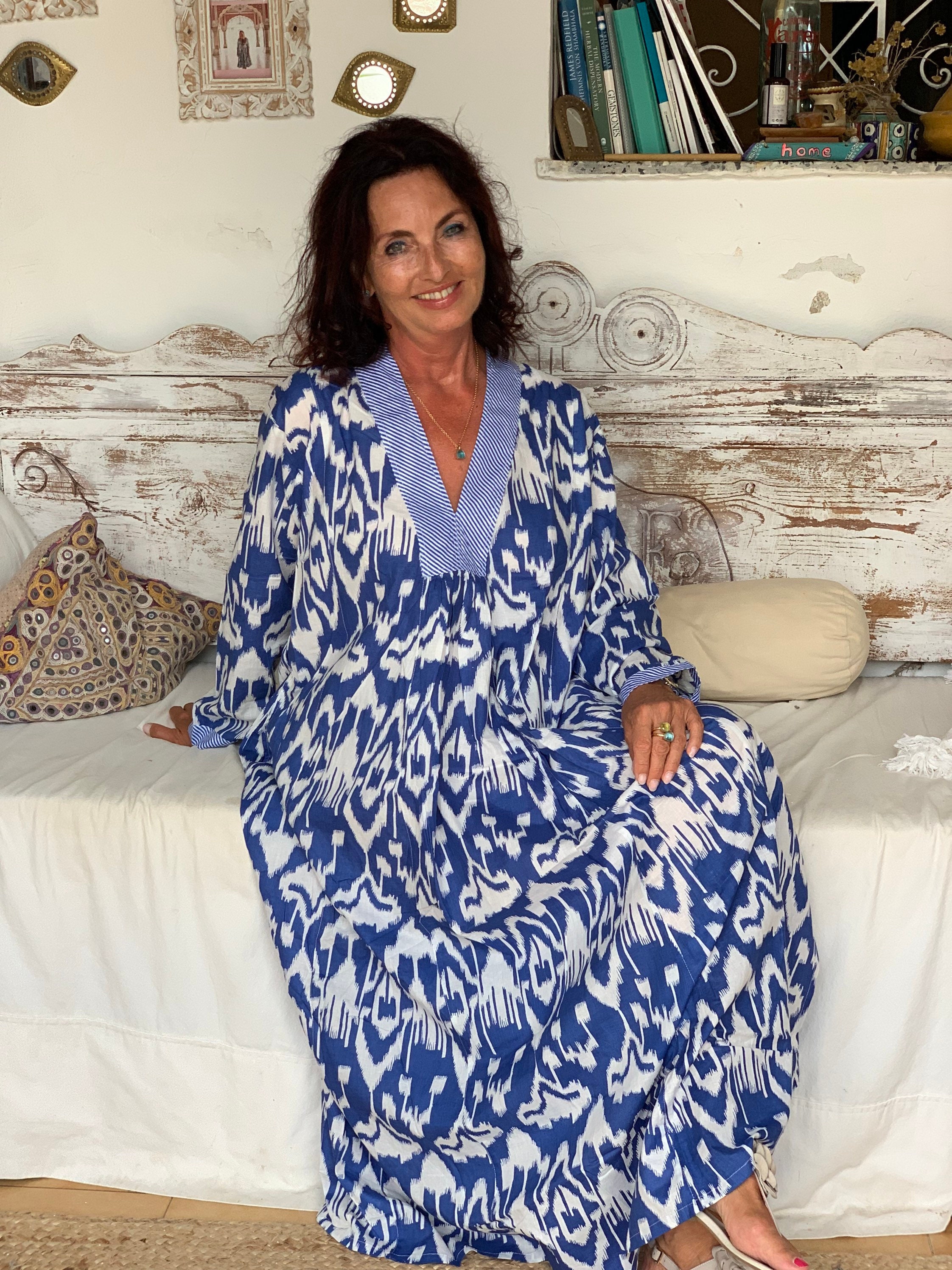 Maxi Ikat Dresses Etsy Canada