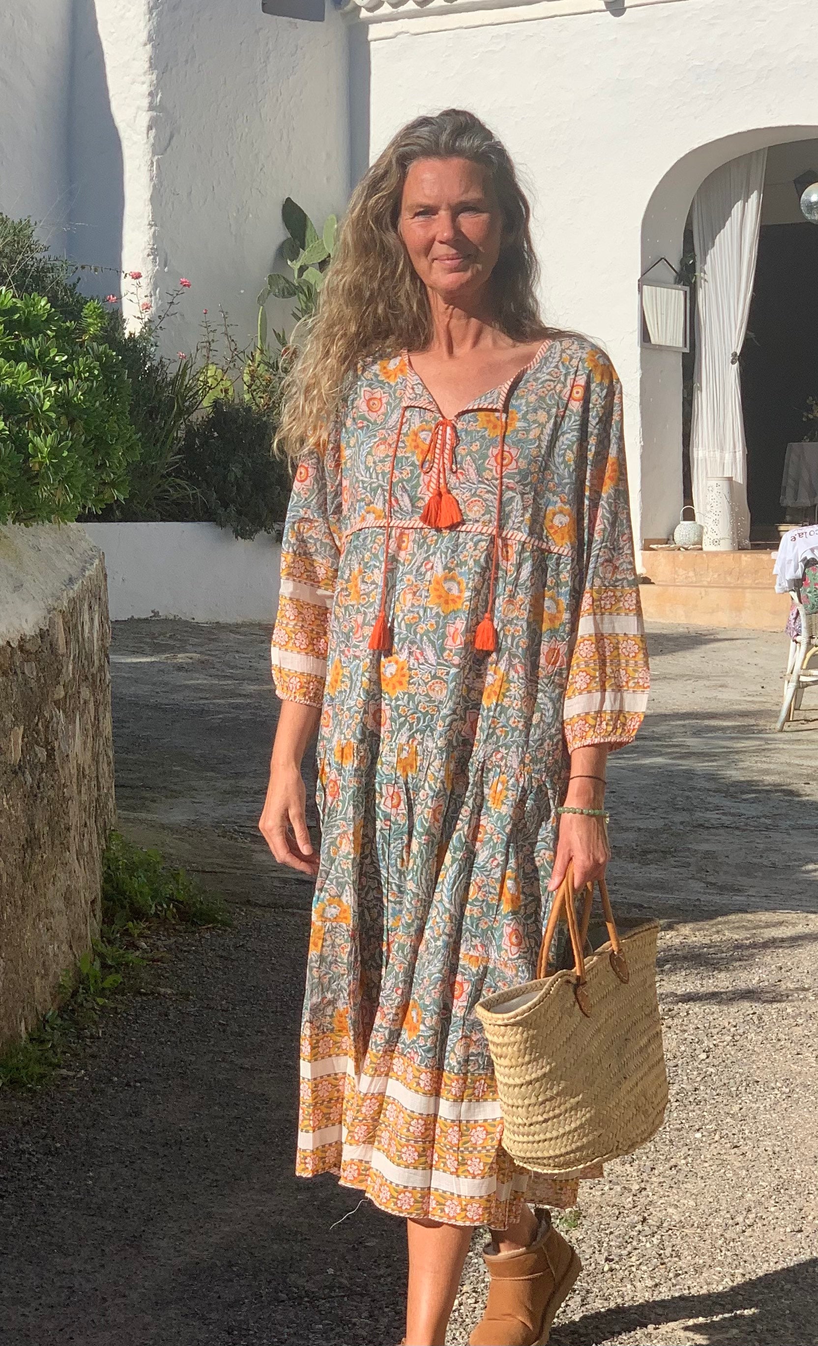 Generisch Vestito estivo da donna, con schiena scoperta, abito da sera