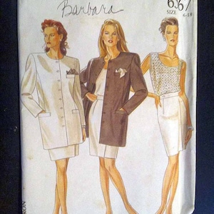 New Look 6567 Sewing Pattern UNCUT Size 6-8-10-12-14-16-18 Jacket, Top, Skirt