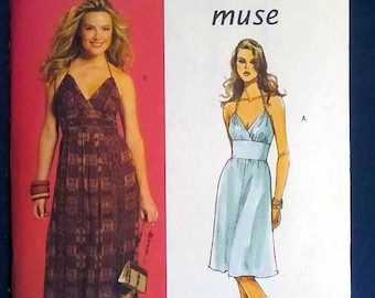 Butterick B4977 Sewing Pattern UNCUT Size 14-16-18-20. Dress for day or evening.