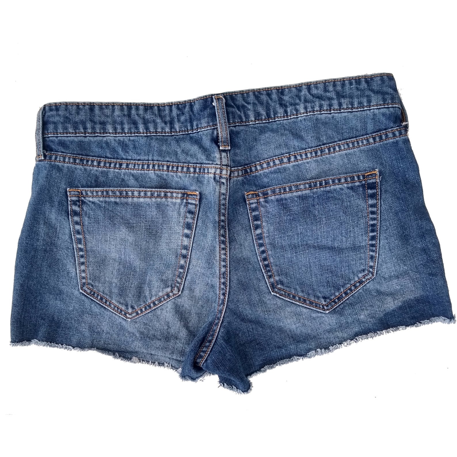 Gap Sexy Boyfriend Denim Shorts Embroidery Hippie Flowers Fringed