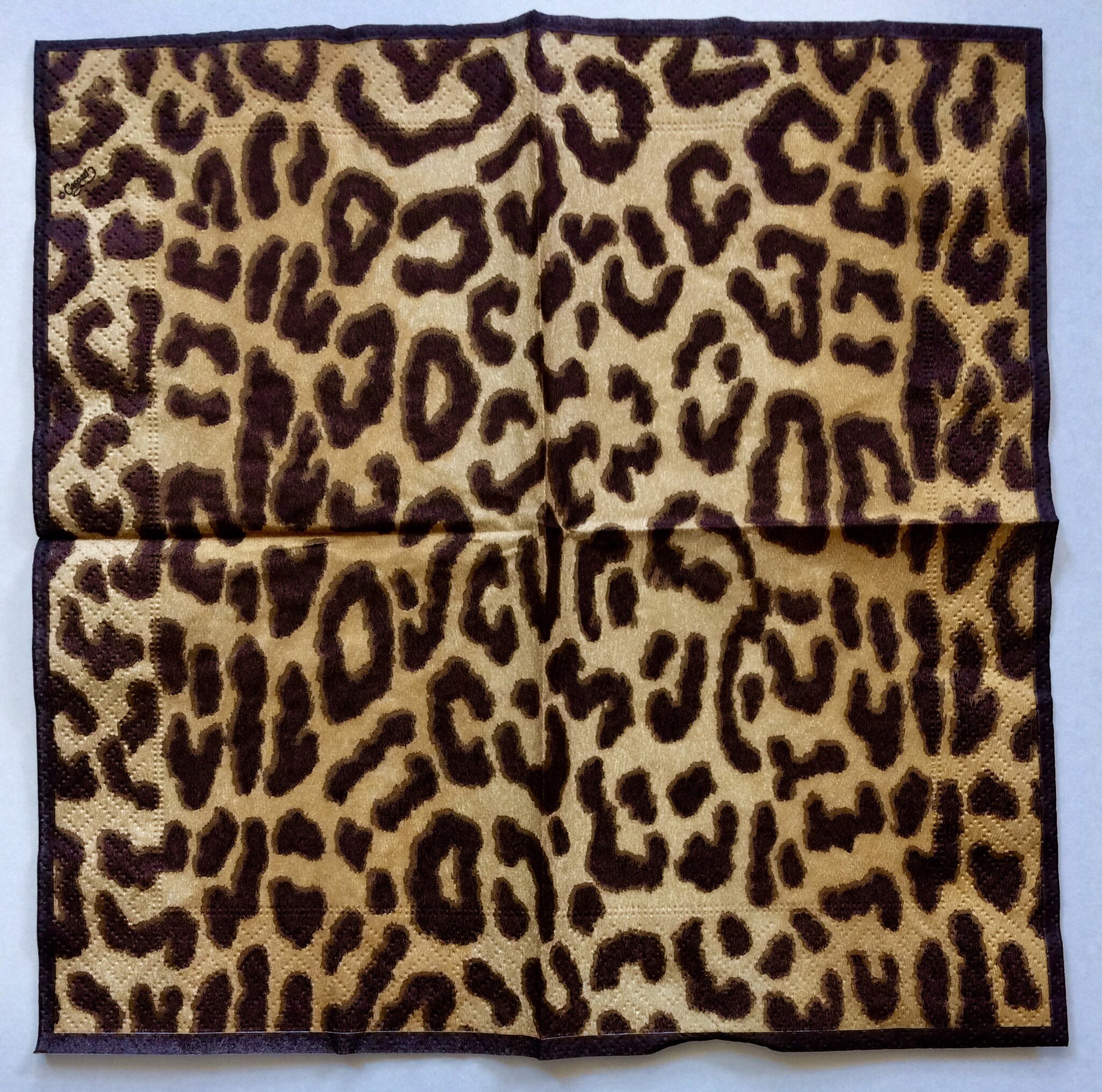 Paper Napkins for Decoupage & Crafts 3 Leopard Print Napkins Etsy
