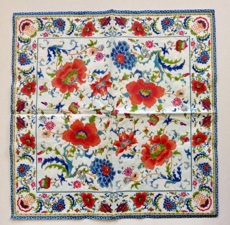 Chinese Ceramic Decoupage Napkins 3 China Pattern Paper Etsy
