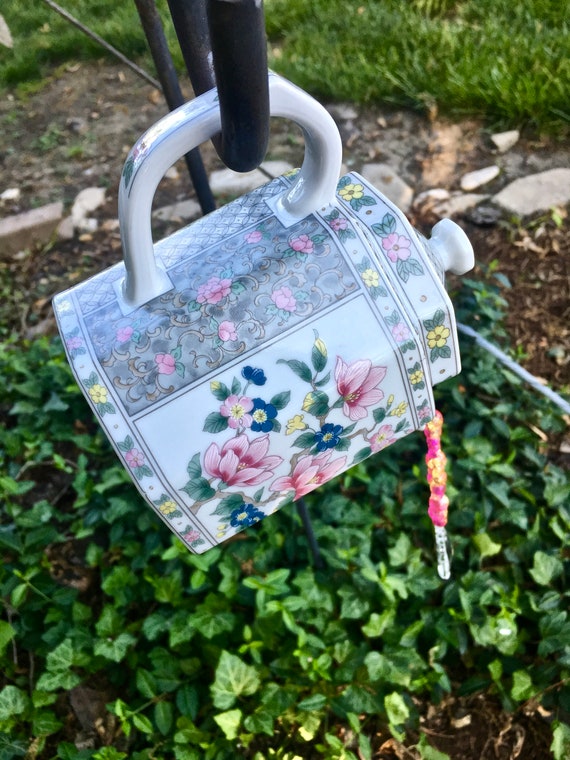 TEAPOT GARDEN ART: Ceramic Garden Decor Yard Art Garden | Etsy