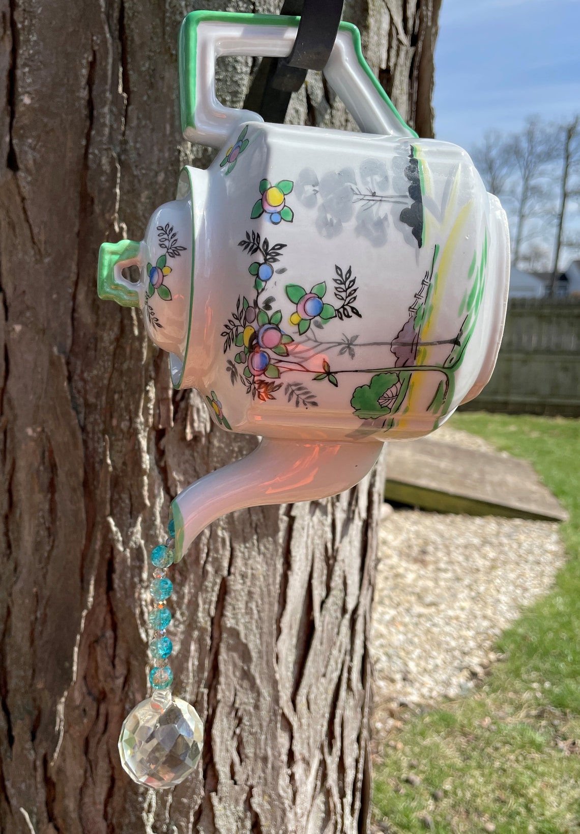 TEAPOT GARDEN Art Teapot Decoration Garden Garden Decor Etsy