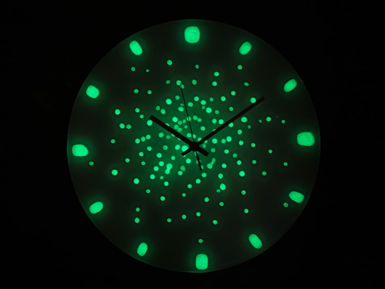 White Fused Glass Wall Clock White Wall Clock 10 Etsy