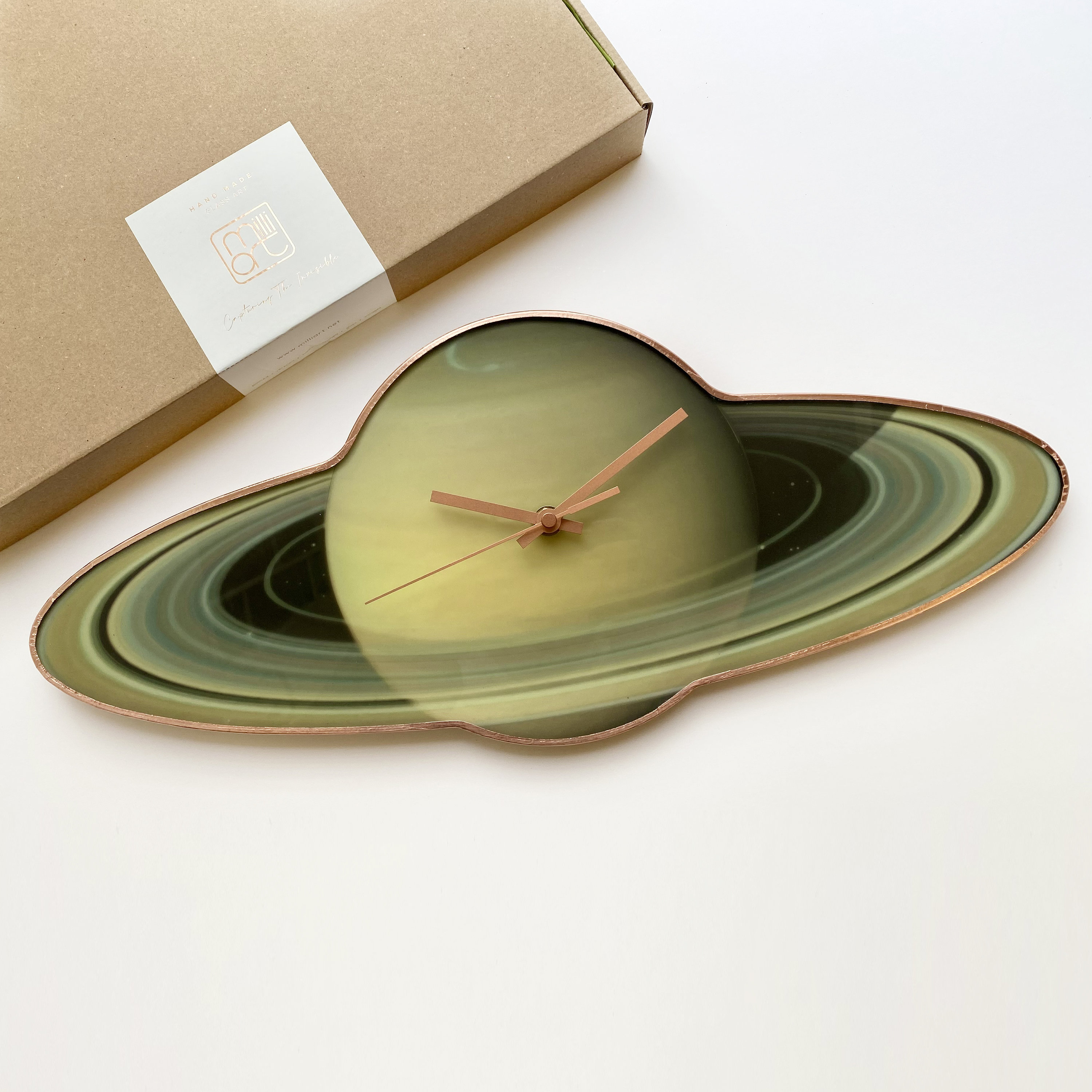 Saturn Wall Clock - Etsy