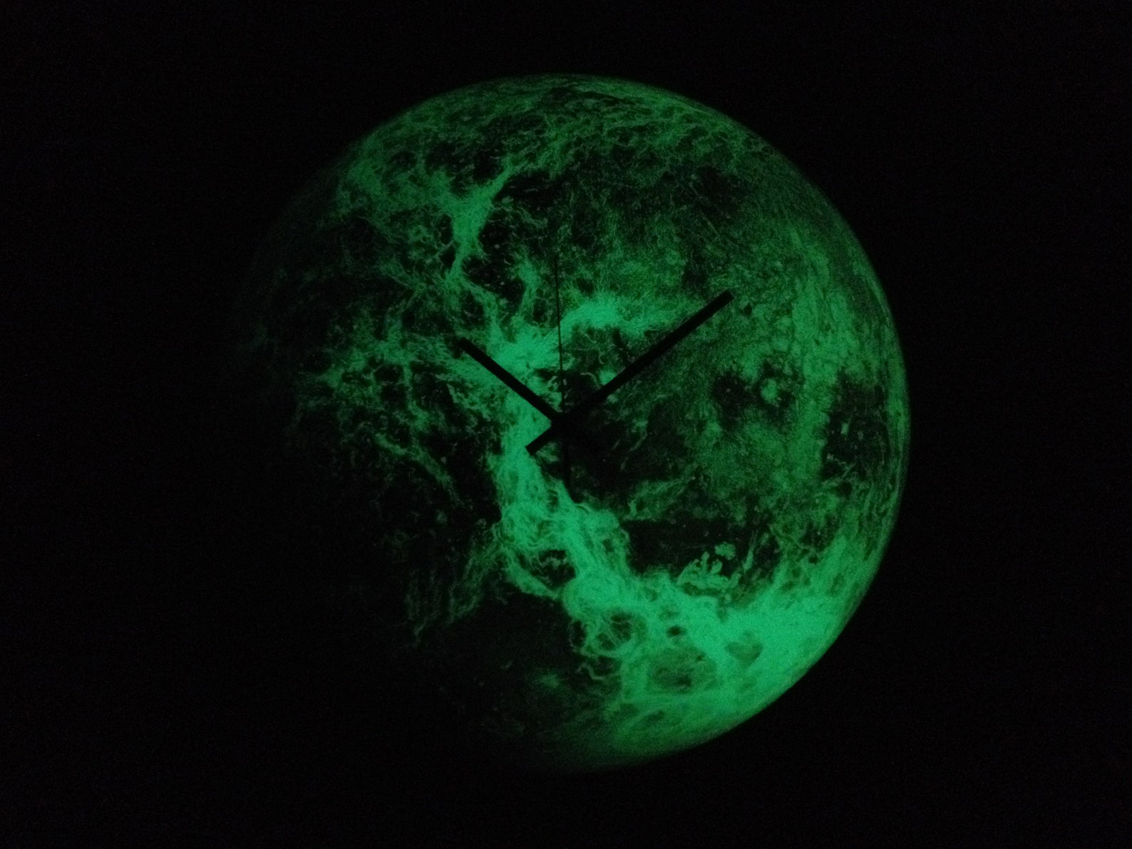 Glass Wall Clock Venus Clock Unique Wall Clock Large Etsy