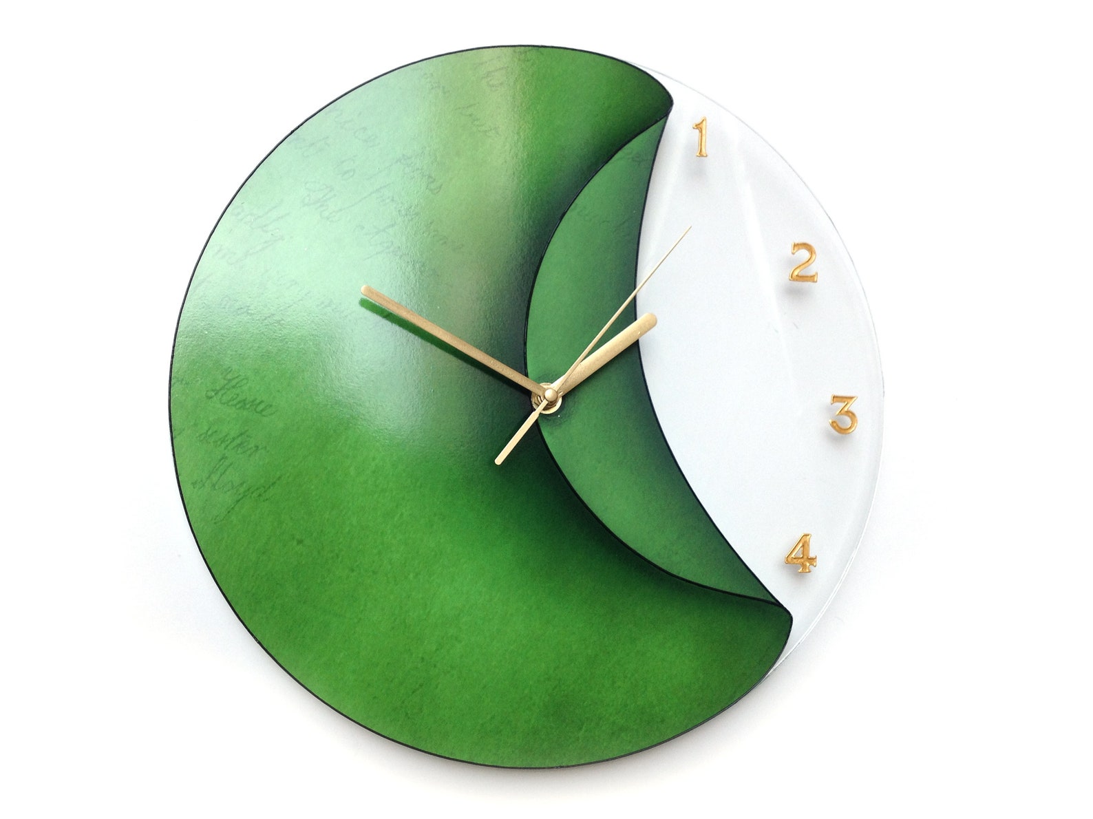 Rustic Wall Clock Oversized Clock Large Clock Glass Wall Etsy