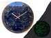 Vintage Star Clock, Stellar Constellations, Celestial Sky, Glow In Dark Clock, Galaxy Wall Clock, Astrology Gift, Oversized Clock, Stars Sky