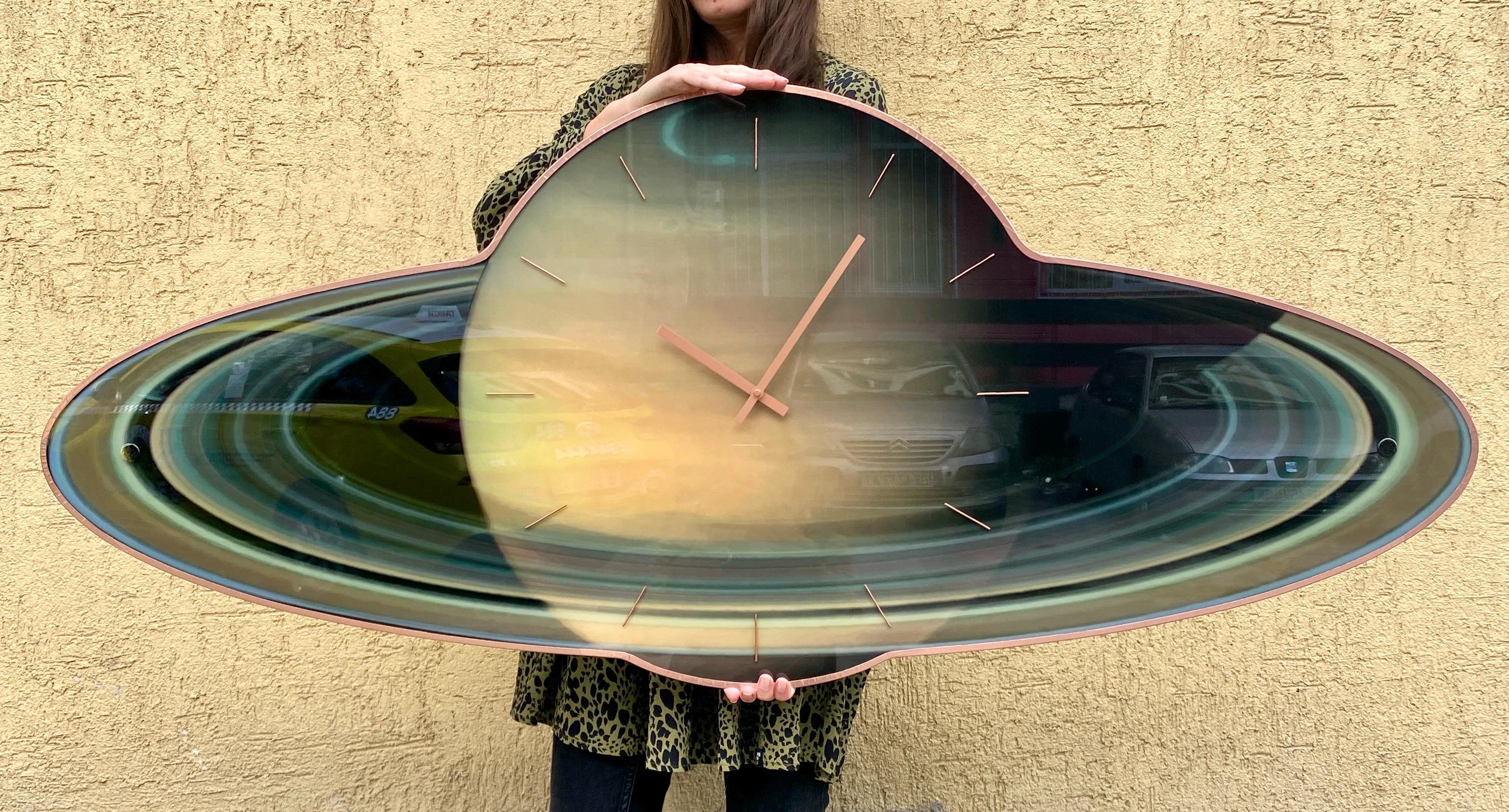 Saturn Wall Clock - Etsy