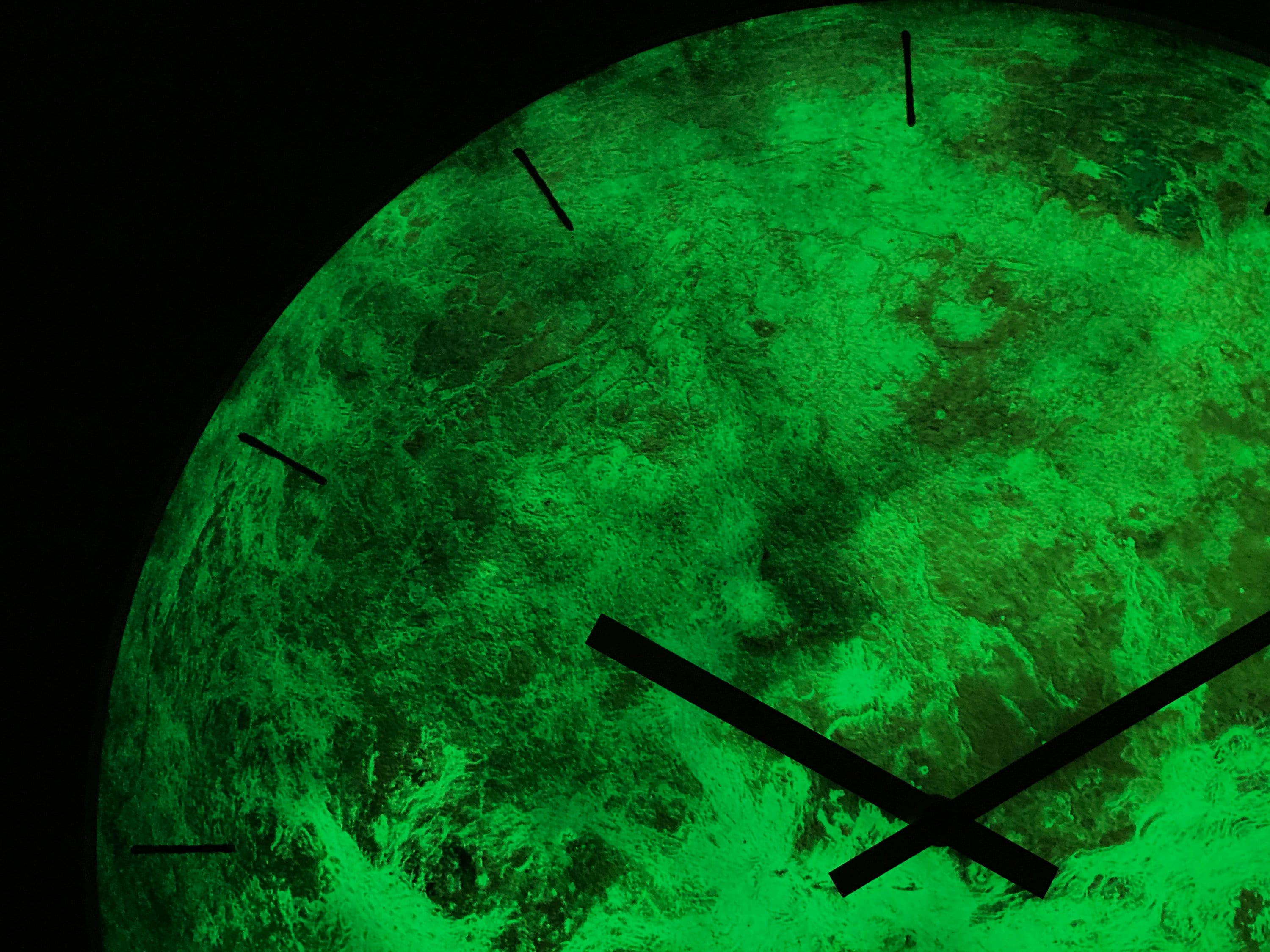 Glass Wall Clock Venus Clock Unique Wall Clock Large Etsy UK