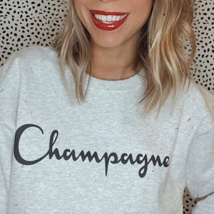 Champion champagne sweatshirt discount