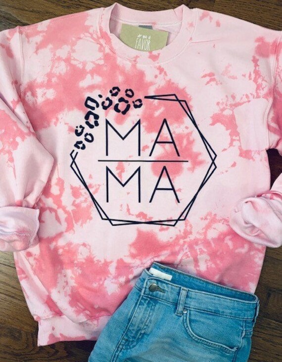 Mama tie dye sweatshirt Clearance