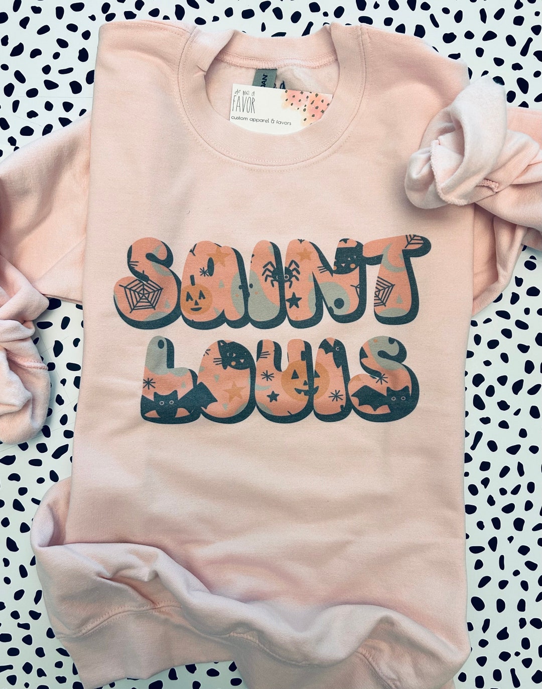 Pink St. Louis Pink Saint Louis Spooky Halloween / St. Louis / Halloween Graphic ...