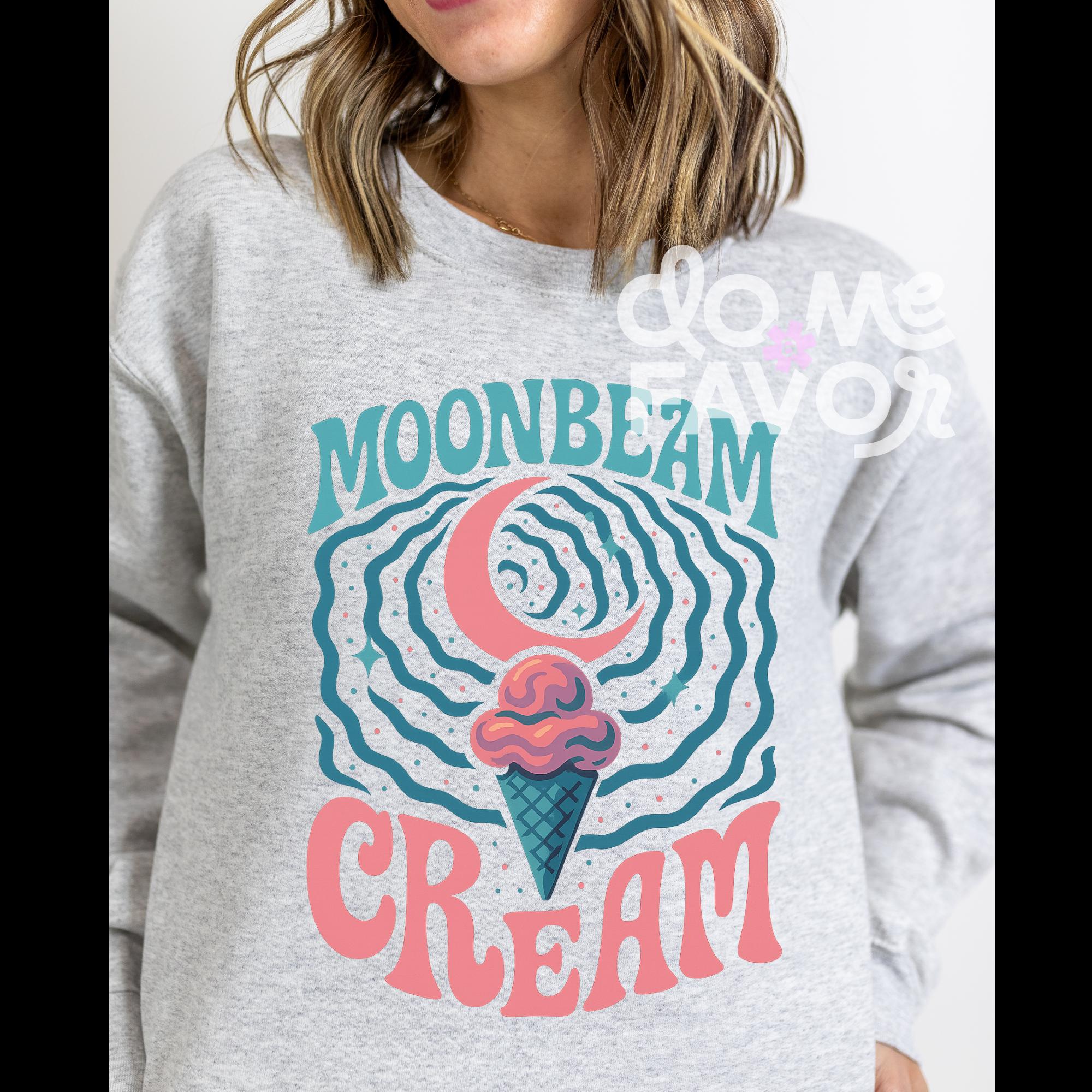 Moonbeam Ice Cream graphic t-shirt sweatshirt / retro style shirt / benson booone lover / gift for bestie / gift for wife