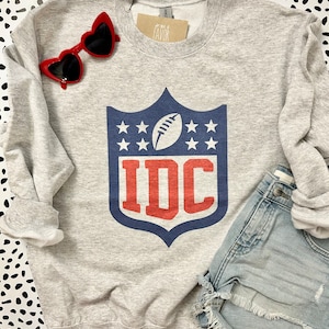 Football Sweatshirt / Sports Sweatshirt / Graphic Sweatshirt / IDC