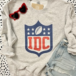 Football Sweatshirt / Sports Sweatshirt / Graphic Sweatshirt / IDC