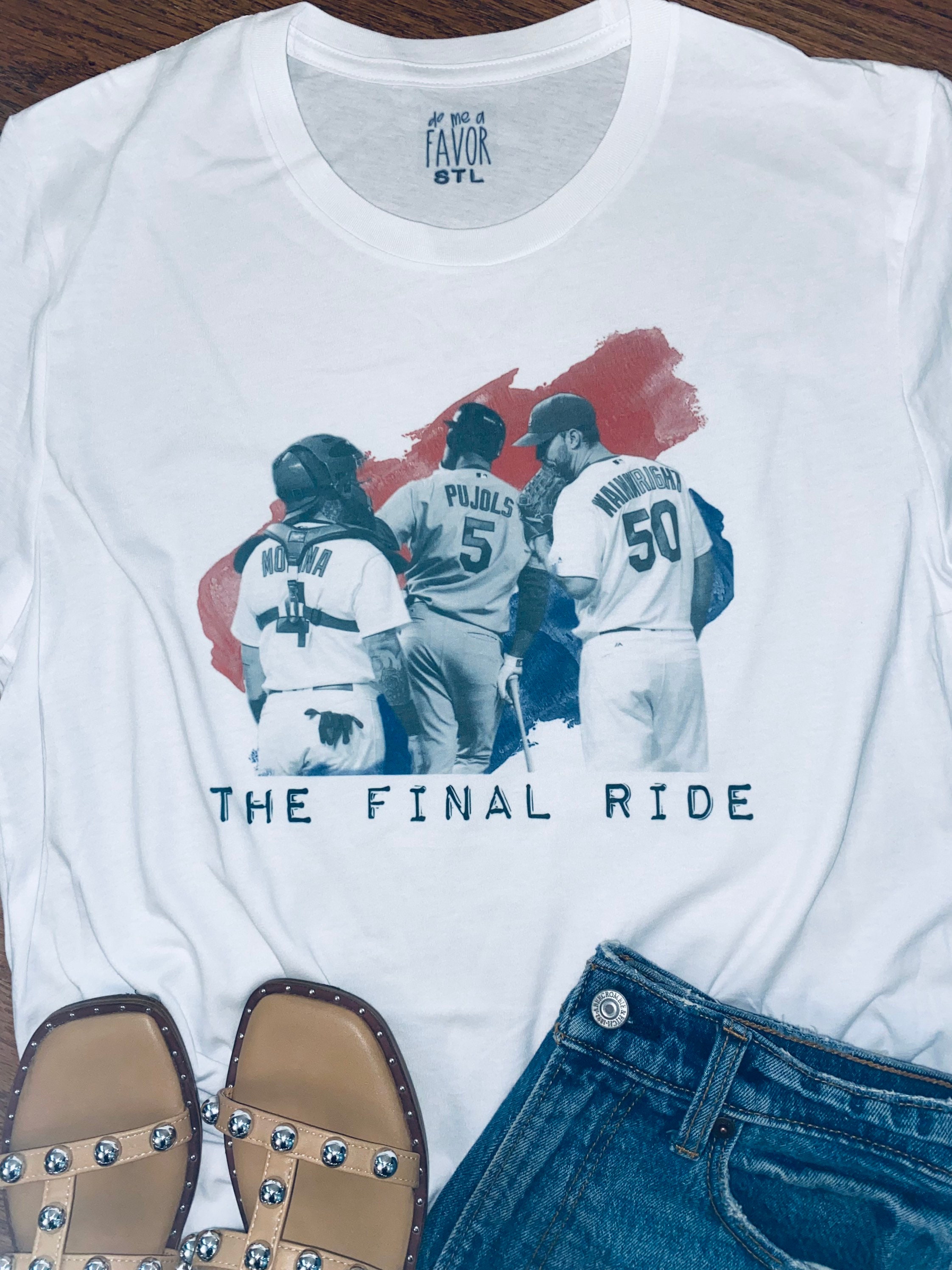 St Louis Cardinals June T Shirt of the Month Lets Go Blues Molina 6/26