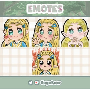 Twitch Discord Emotes Legend of Zelda Breath of the Wild Zelda