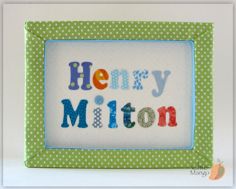 Personalized Kids Wall Art Baby Boy Gift Nursery Name Sing Etsy