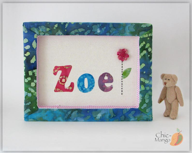 Wall Art Baby Name Baby Wall Art Canvas Kids Room Decor | Etsy