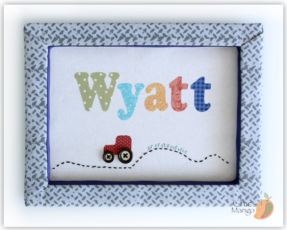 Personalized Kids Wall Art Baby Boy Personalized Gift Name Etsy