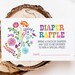 Fiesta Diaper Raffle Game, Printable, Mexican Floral Diaper Raffle ...