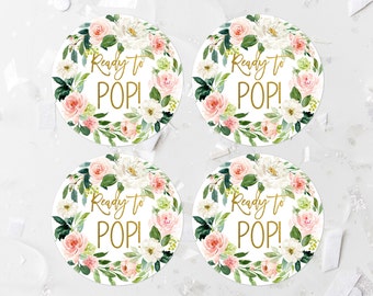 Ready to pop labels | Etsy