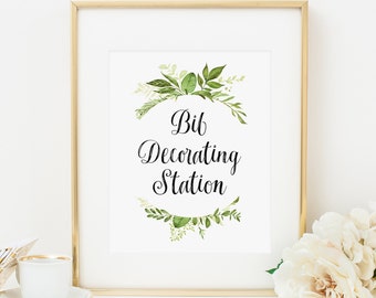 Bib Decorating Sign Etsy
