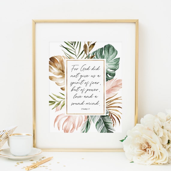 bible verse for god did not give us a spirit of fear