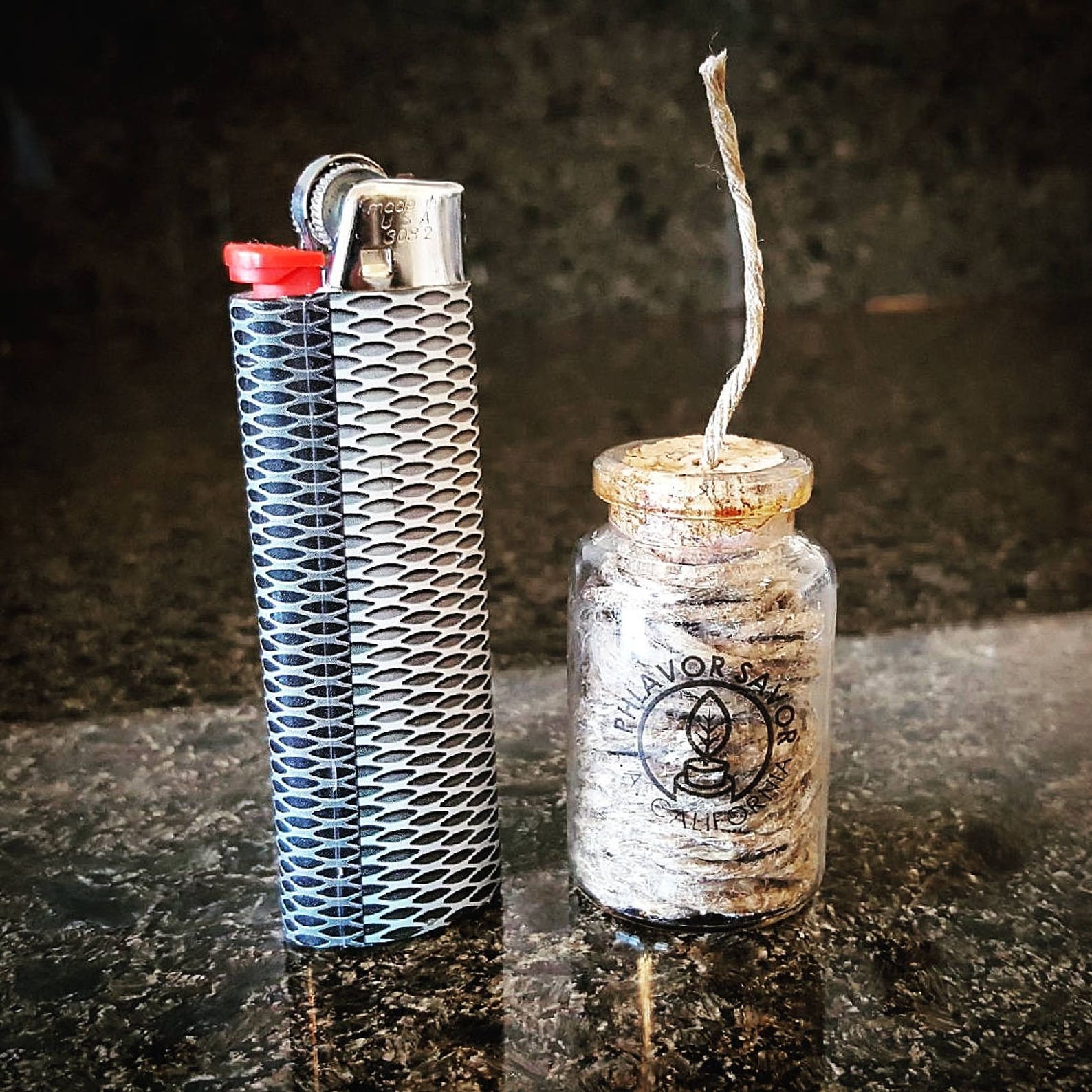 Hempwix Hemp Wick Dispenser Lighter Vial large/thick Wick - Etsy