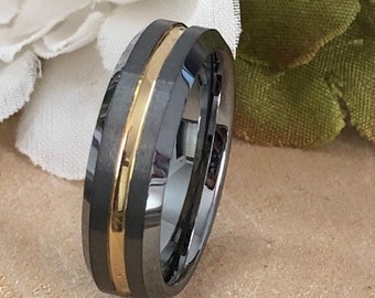 Tungsten Wedding Ring, Brushed Finish Tungsten Ring, Comfort Fit Tungsten Ring Band, Men's Wedding Band, Father's Day Gift