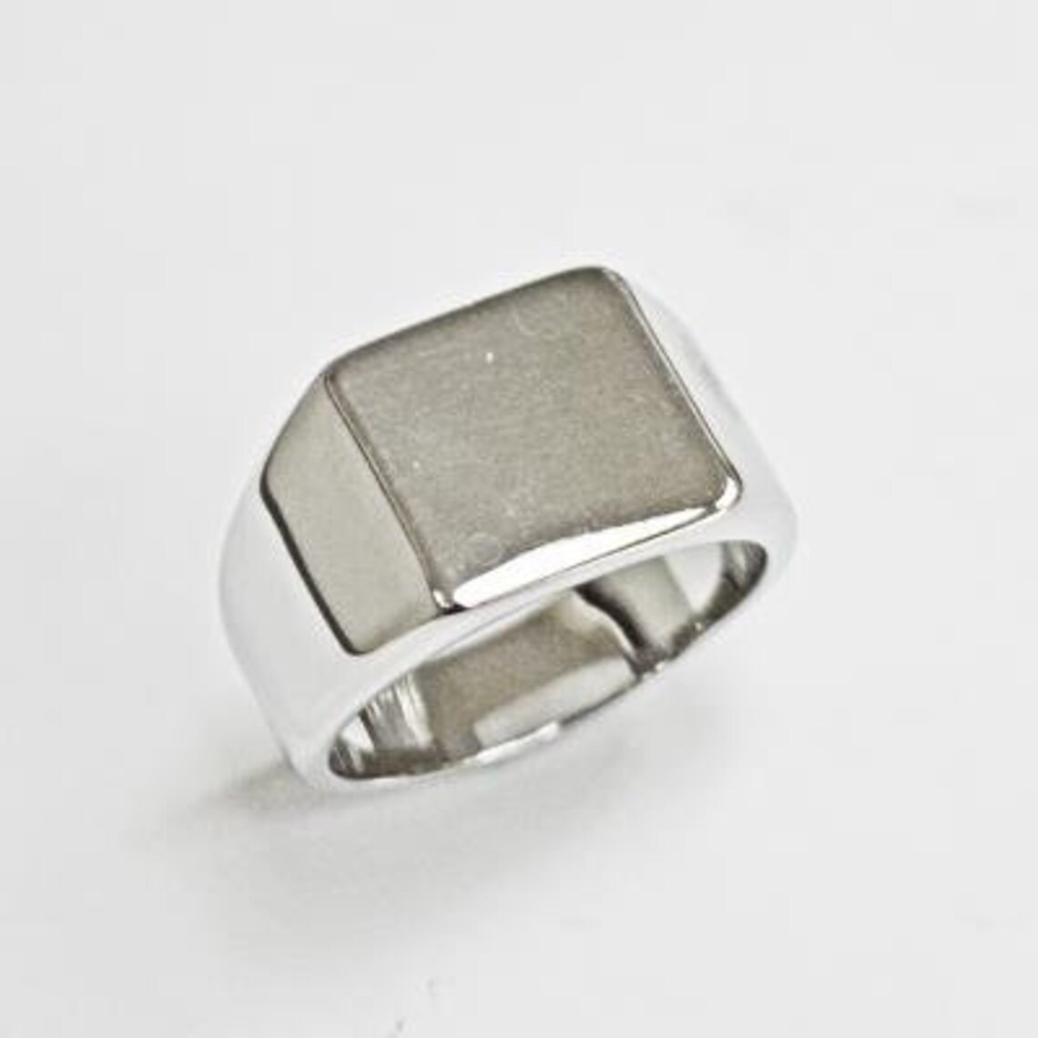 Anillo de sello anillo de acero inoxidable personalizado Etsy