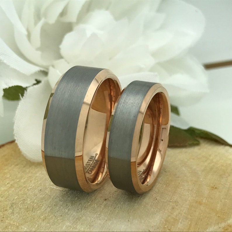 matching tungsten wedding bands
